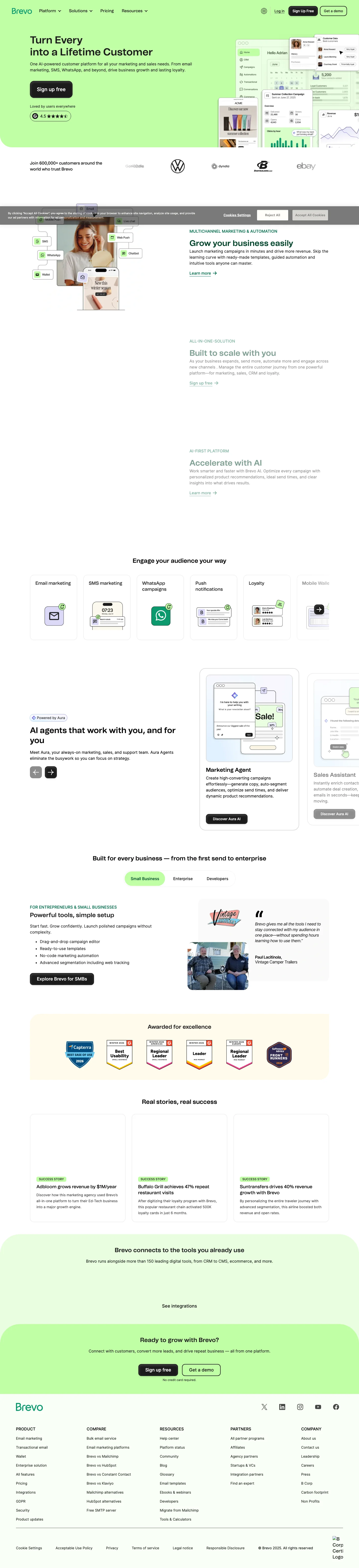 Brevo homepage — Jun 2026