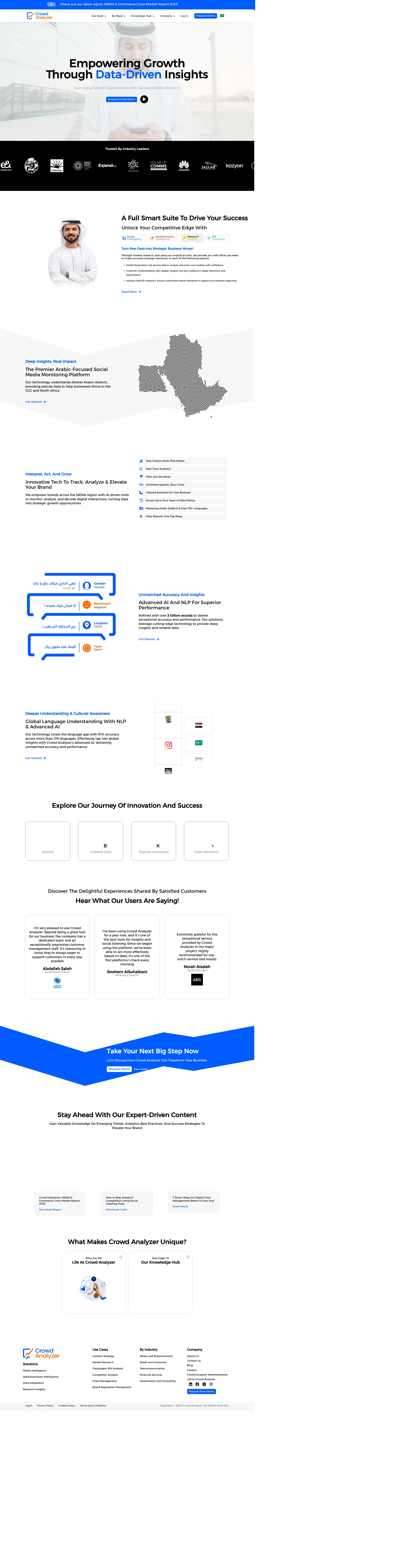 CrowdAnalyzer homepage — Jun 2026