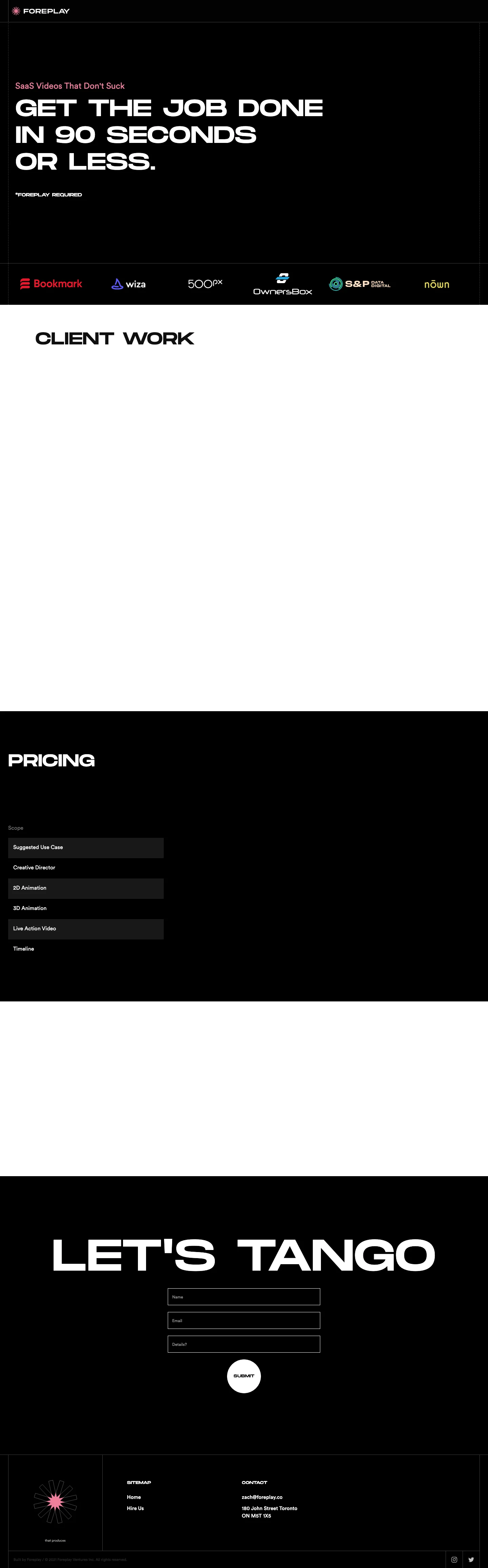 Homepage screenshot — Jan 2022 — mid-transition